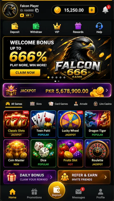 falcon666 game dashboard image