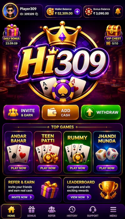hi309 game dashboard image